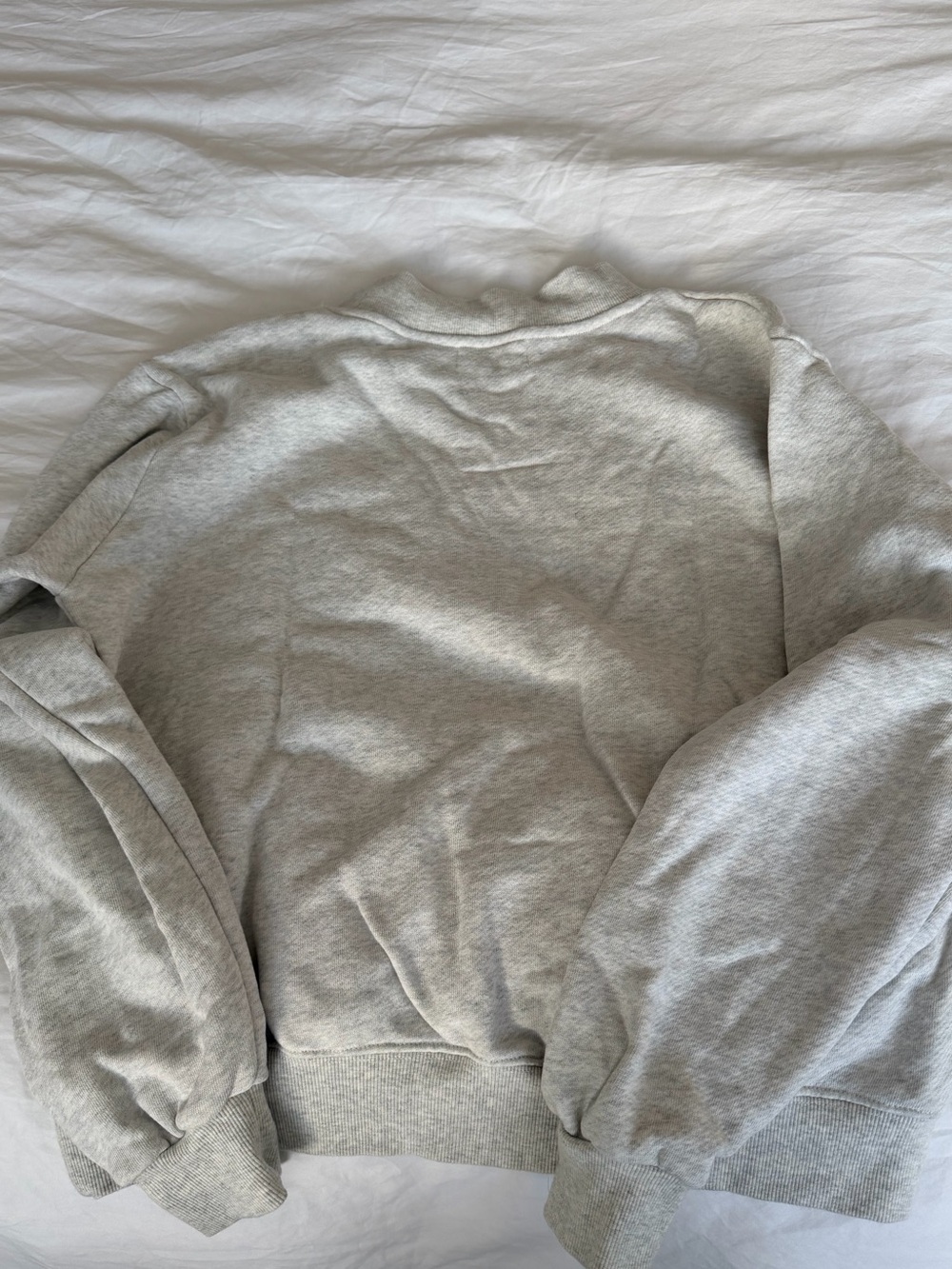 Parke Heather Gray Coastal Star Varsity Mockneck Sweatshirt - Picture 2 of 5